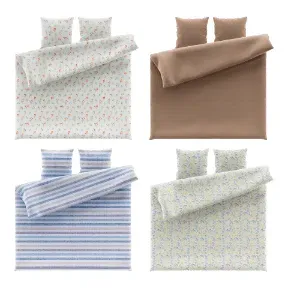 NOVITESSE® Parure de lit en seersucker 2 pers.