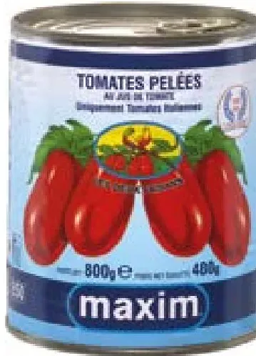 Peeled tomatoes