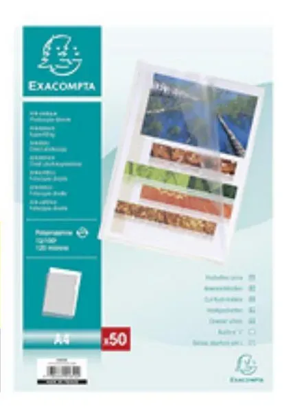Exacompta Anti-Static A4 Corner Pockets