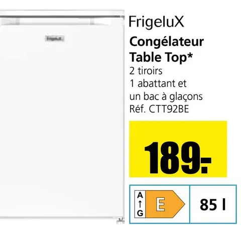 Freezer Table Top