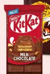 Chocolate bars or chocolate tablet Lion, KitKat or Galak
