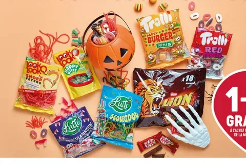 Halloween Candy Selection (Lion, KitKat, Smarties, Lutti, Look-o-Look, Trolli)