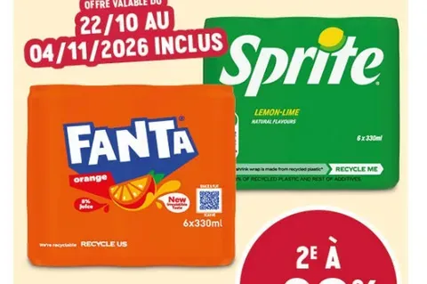 Fanta or Sprite Sparkling Drink
