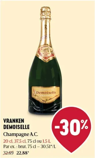 Vranken Demoiselle Champagne A.C.