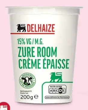 Delhaize Thick Cream 15% Fat