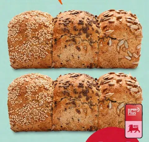 Sesame, linseed, sunflower bread trio