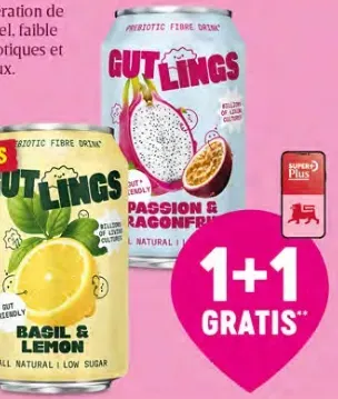 Gutlings Prebiotic Fibre Drink Basil & Lemon