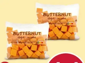 Butternut squash cubes