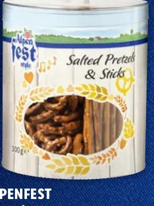Salted Pretzels and Sticks