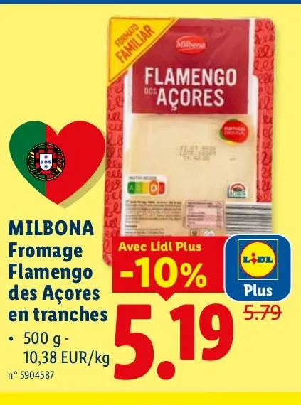 Flamingo cheese slices
