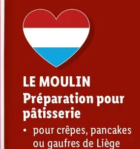 Pancake, crepe or Liege waffle mix
