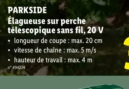Telescopic pole hedge trimmer