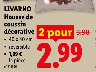 Decorative cushion cover