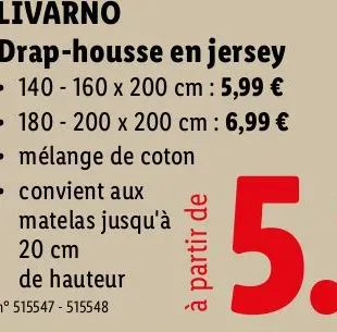 Fitted sheet in jersey