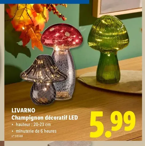 LED decorative mushroom
