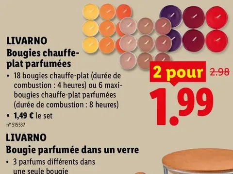 Scented tealights