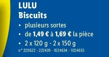 Assorted Biscuits