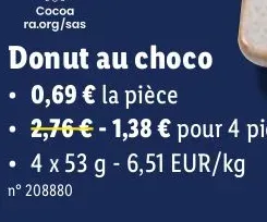Chocolate donut